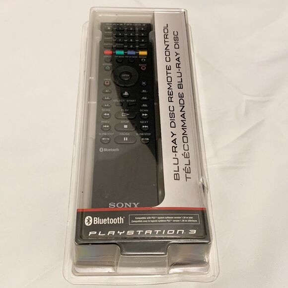 New Sealed Sony PS3 Blu-ray Media Remote Control Official PlayStation Product - Picture 1 of 8